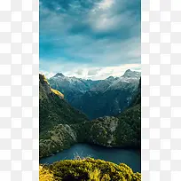 纯净的自然景色H5背景
