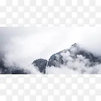 山顶云海背景