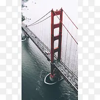 国外桥的背景图片