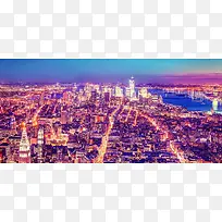 城市夜色摄影背景