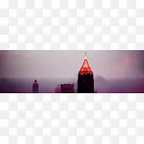高楼楼顶天空背景