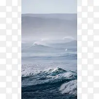 灰色风景H5背景
