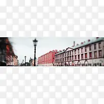 欧式建筑地产banner
