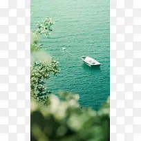 绿色风景H5背景