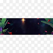 狂欢科幻几何蓝色海报背景