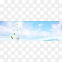 天空全屏海报psdbanner
