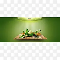端午节粽子宣传banner