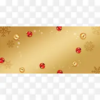 金色圣诞节快乐banner