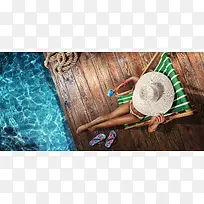 海边度假海报