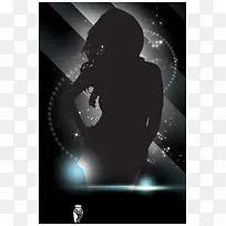 女生节豪华主题海报背景