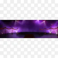 紫色舞台灯光