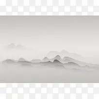 中国风公司宣传 水墨画海报背景素材