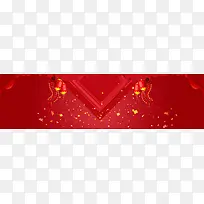 红色喜庆中国风背景