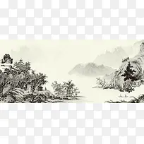 中国画背景图