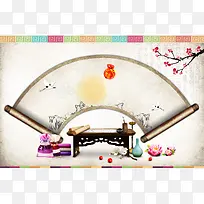 韩国古典节日图片psd分层海报