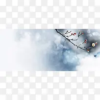 中国风梅花背景