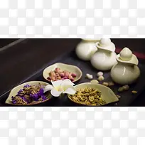 花茶店铺背景