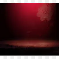 暗红花朵底纹背景元素