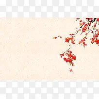 中国风梅花背景