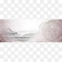 中国风背景banner设计