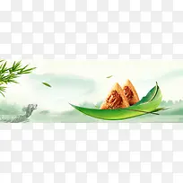 端午节粽子中国风电商海报背景