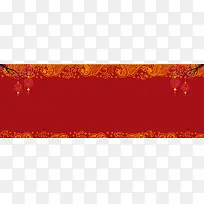 中国风底纹红色电商海报背景