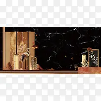 创意中国风新中式地产banner