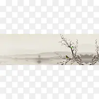 中国风桃花背景