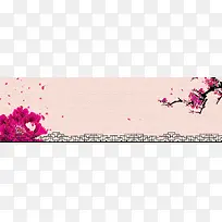 中国风背景促销banner