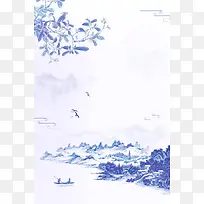 中国风水墨山水装饰画