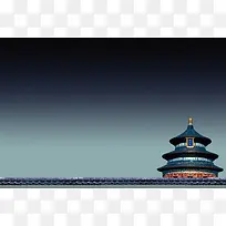 中国建筑文化背景素材