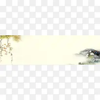 树叶柳枝 banner