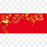 喜庆新年中国风背景banner