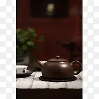 茶壶背景
