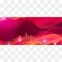 红色尾牙宴banner