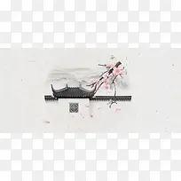 中国风传统古典水墨画背景图