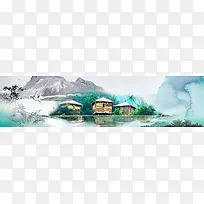 旅游网页国风背景banner