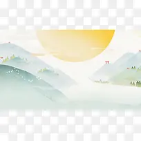 中国风广告背景