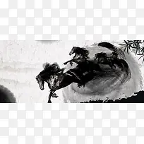 中国风banner背景