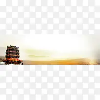 中国风建筑背景