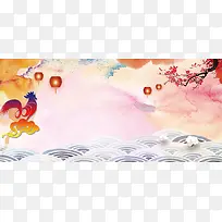 中国风喜庆新年海报背景
