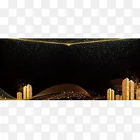房地产金色大气banner