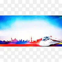 城市剪影高清背景