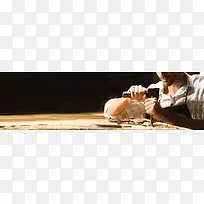 雕刻banner背景
