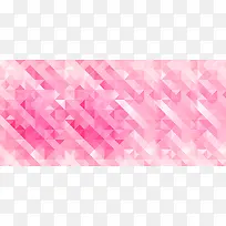 粉红色格子底纹banner