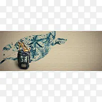 大气简约背景banner