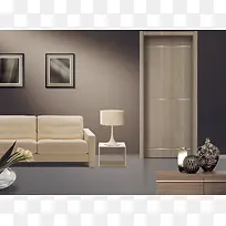 客厅家具设计背景海报素材
