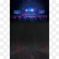 创意大气俱乐部酒吧海报背景素材