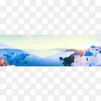 创意蓝色淘宝海报背景