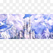 梦幻城堡背景图